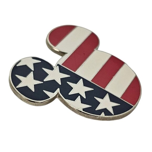 Mickey Stars American Flag Stripes And Stars 2002 Disney Pin,  L629 - Picture 2 of 6